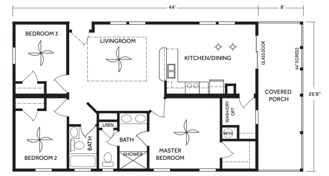 The Floridian Floorplan